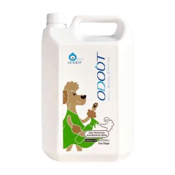ODOUT Odour and Stain Remover Anti-Bacterial Spray Refill for Dogs 4L