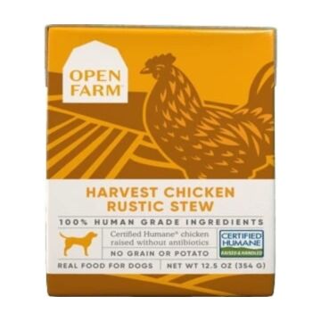 OPEN FARM Dog Pouch - Rustic Stew - Harvest Chicken 12.5oz