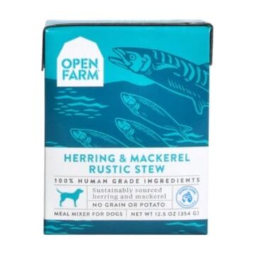 OPEN FARM Dog Pouch - Rustic Stew - Herring & Mackerel 12.5oz
