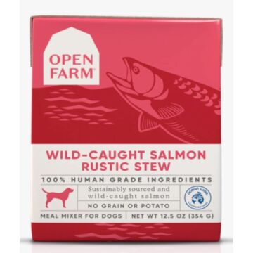 OPEN FARM Dog Pouch - Rustic Stew - Wild-Caught Salmon 12.5oz