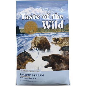 Taste Of The Wild Dog Food - Grain Free Pacific Stream - Smoked Salmon 5.6kg