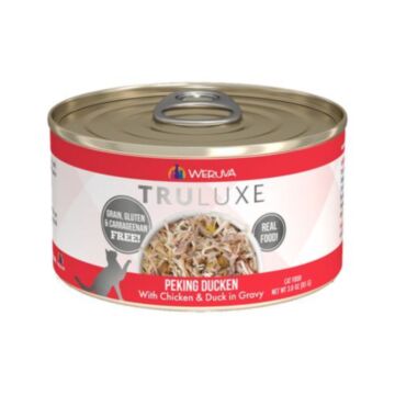 WERUVA TRULUXE Grain Free Cat Canned Food - Peking Ducken with Chicken & Duck in Gravy ( 3 oz )