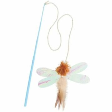 Petio Cat Toy - Dragonfly Teaser with Fluffy Feather