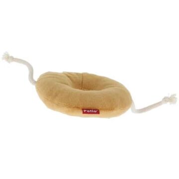 Petio Dog Toy - Chewy Bakery With Pulling String (Bagel)