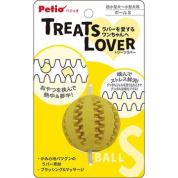 Petio Dog Toy - Treats Lover Dental Ball - S