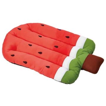 Petio Washable Cooling Chin Pet Bed (Watermelon Popsicle)