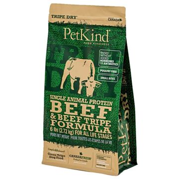 PetKind Grain Free Dog Food - Single Animal Protein Beef & Beef Tripe