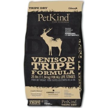 PetKind Grain Free Dog Food - Venison Tripe 25lb