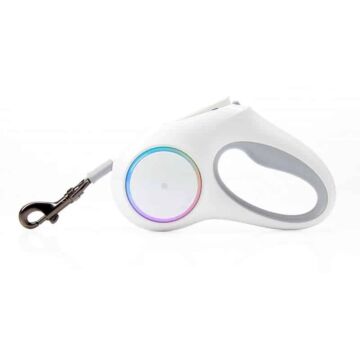 PETKIT Go Shine Dog Retractable Leash - White