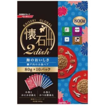 PETLINE Kaiseki Cat Food - 2 Dish Dried Anchovy 800g