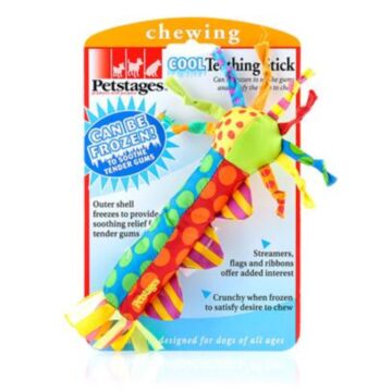 petstages dog toy cool teething stick