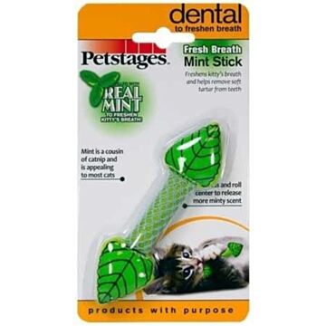 Petstages Cat Toy - Fresh Breath Mint Stick (4 inch)