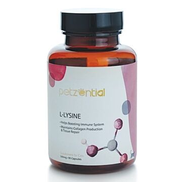 Petzential L-Lysine Supplement for Cat (90 capsules)