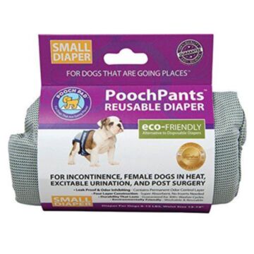 PoochPad Poochpants - Eco-Friendly Washable & Reusable - Female Diaper Pant - Small