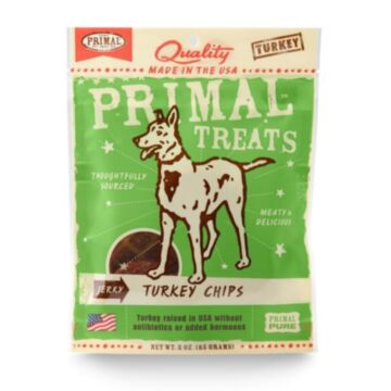 Primal Dog Treat - Jerky Turkey Chips 3oz