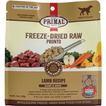 Primal Raw Freeze-Dried - Canine Lamb Pronto 16oz
