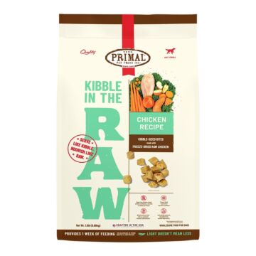 Primal Dog Food - Kibble In The Raw - Freeze Dried Chicken