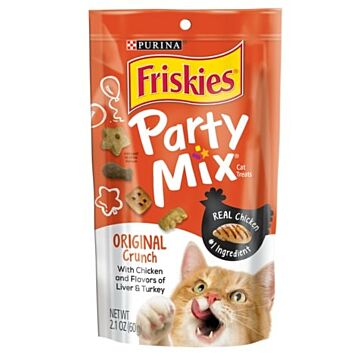 Purina Friskies Cat Treat - Party Mix Original Crunch 6oz