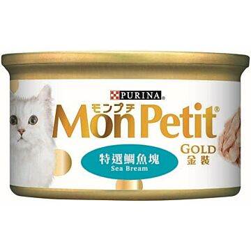 Purina Mon Petit Cat Canned Food - Gold - Sea Bream 85g