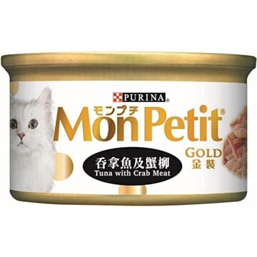 Purina Mon Petit Cat Canned Food - Gold - Tuna with Crab Meat 85g