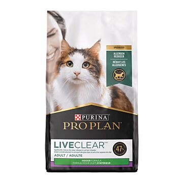 Purina Pro Plan LiveClear Cat Food - Indoor - Turkey & Rice 