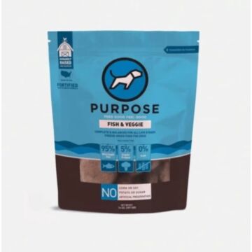 Purpose Freeze Dried Dog Food - Fish & Veggie 14oz