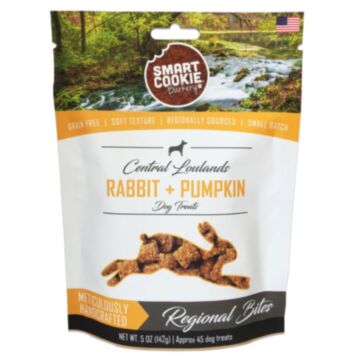 Smart Cookie Dog Soft Treat - Central Lowlands - Rabbit + Pumpkin 5oz