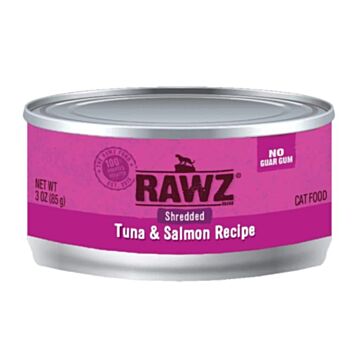Rawz Cat Canned Food - Shredded Tuna & Salmon