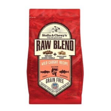 Stella & Chewys Dog Food - Raw Blend Baked Kibble - Wild Caught 22lb