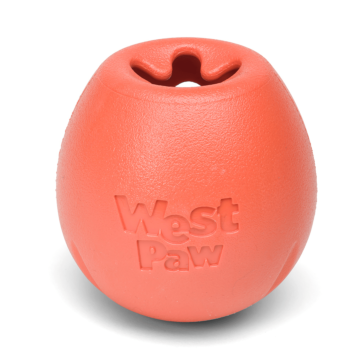 West Paw Dog Toy - Rumbl Treat - Orange - S