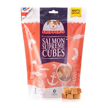 Skippers Dog Treat - Salmon Supremes Cubes 250g