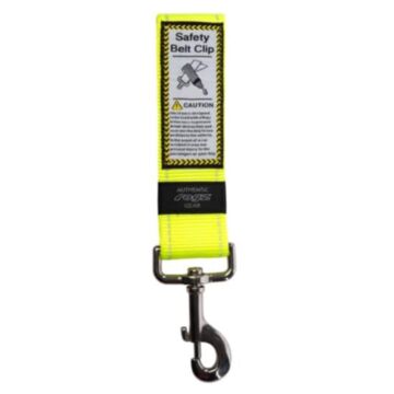 ROGZ Safety Belt Clip - Neon Yellow