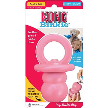 KONG Puppy Toy - Binkie (Pink) - Small