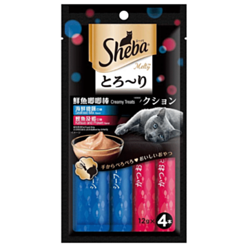 SHEBA Cat Treat - Melty Seafood Selection (12g x 4)