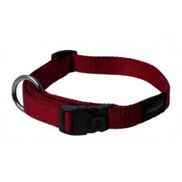 ROGZ Classic Dog Collar - Red (S)