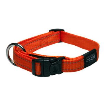 ROGZ Classic Dog Collar - Orange (XL)
