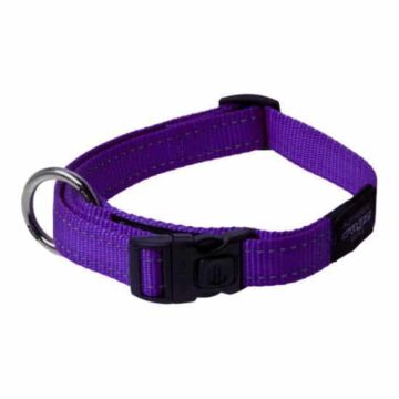 ROGZ Classic Dog Collar - Purple (S)