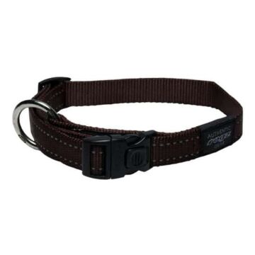 ROGZ Classic Dog Collar - Brown (S)