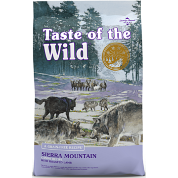 Taste Of The Wild Dog Food - Grain Free Sierra Mountain - Roasted Lamb 2kg