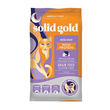 Solid Gold Cat Food - Indigo Moon - Grain Free - Alaskan Pollock & Egg