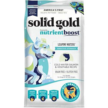 Solid Gold Dog Food - NutrientBoost Leaping Waters - Grain Free - Salmon & Vegetable