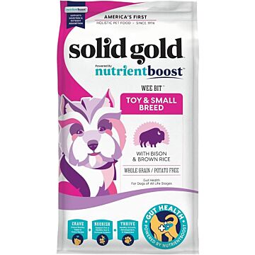 Solid Gold Dog Food - Wee Bit - Small Breed - Bison Brown Rice & Pearled Barley