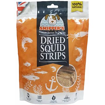 Skippers Dog Treat - Dried Squid Strips 100g