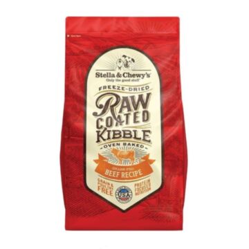 Stella & Chewys Dog Food - Freeze-Dried Raw Coated Kibble - Grass-Fed Beef 10lb
