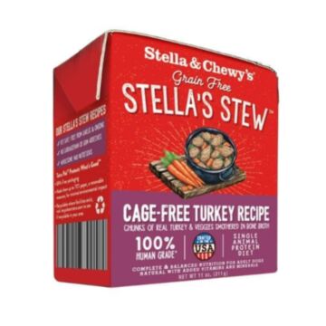 Stella & Chewys Dog Wet Food -  Stella's Stews - Cage-Free Turkey Recipe 11oz