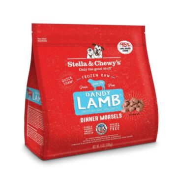 Stella & Chewys Dog Food - Frozen Raw Dinner Morsels - Dandy Lamb 4lb