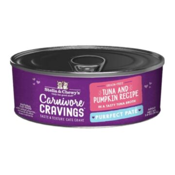 Stella & Chewys Cat Canned Food - Carnivore Cravings - Tuna & Pumpkin Pate 2.8oz