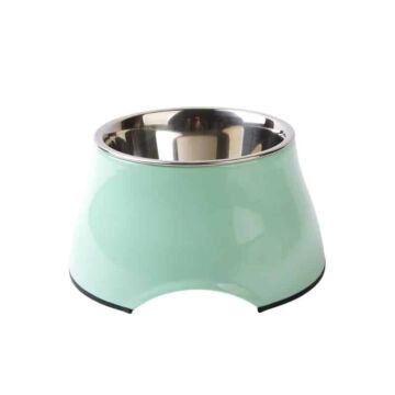 Super Design Pet Feeder - Elevated Bowl - Mint Green (S)