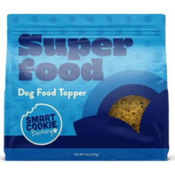 Smart Cookie Barkery Dog Food Topper - Freeze Dried Salmon & Superfood 15oz