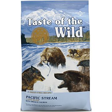 Taste Of The Wild Dog Food - Grain Free Pacific Stream - Smoked Salmon 5.6kg